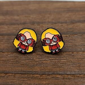Adorable Luna "Looney" Lovegood Harry Potter Earrings